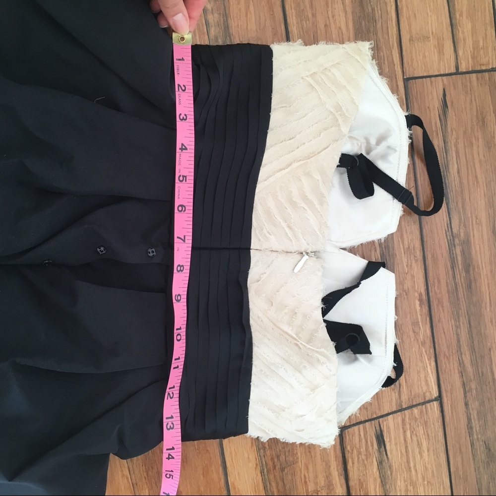 BCBG cocktail dress size 6 black / nude - Picture 5 of 6